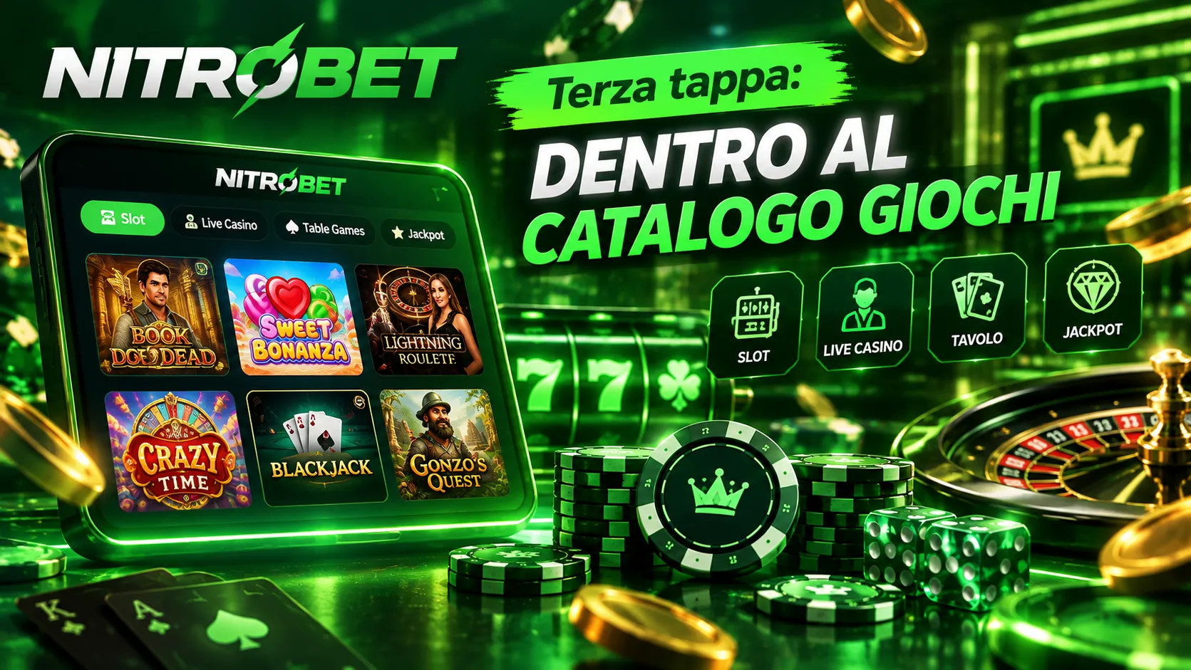 Terza tappa: dentro al catalogo giochi