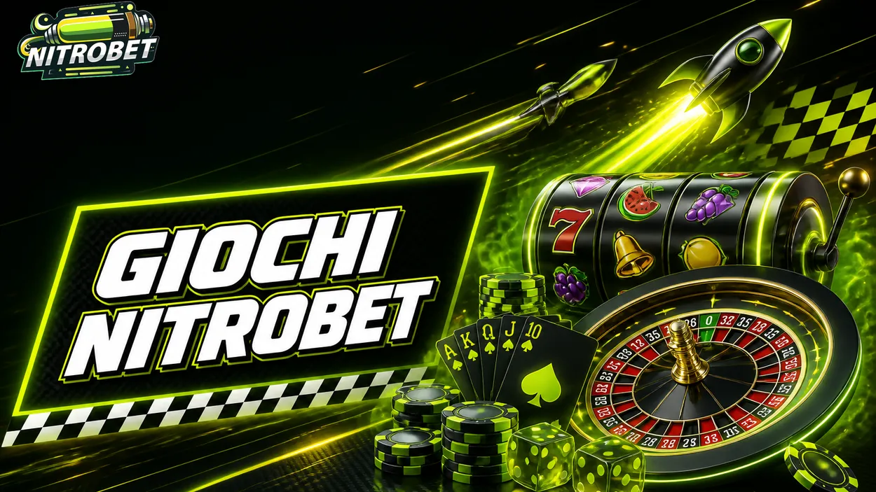 Giochi Nitrobet: slot, live casino e crash game