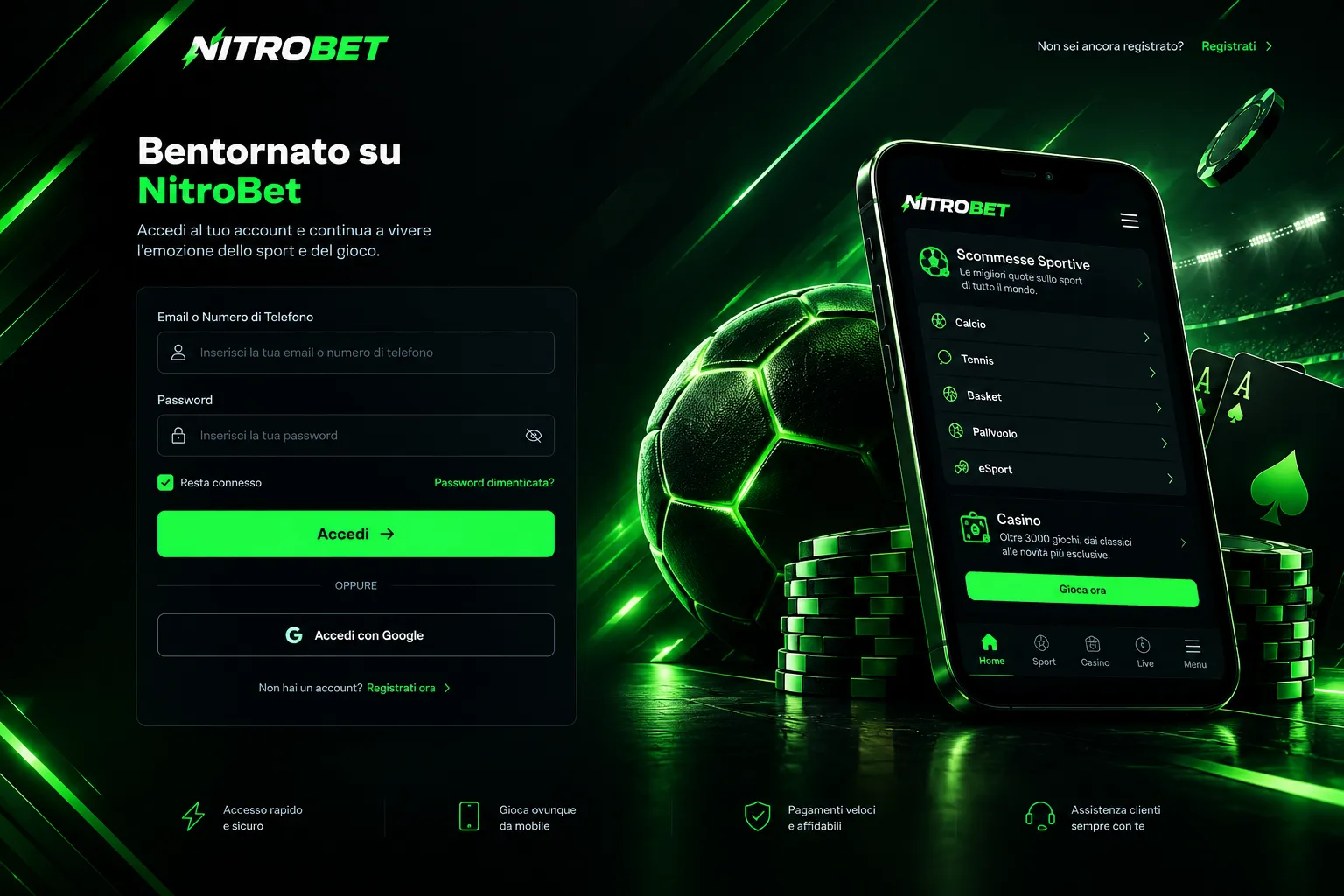 Nitrobet su Mobile 2026